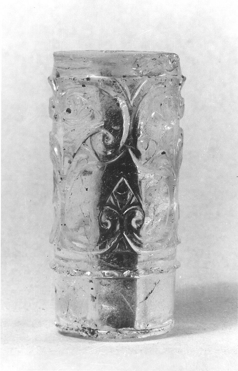 Decorative Element, Rock crystal; carved