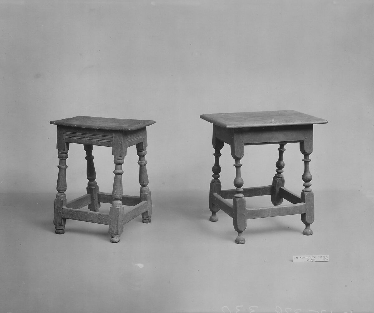 Joint stool, White oak, red oak, American