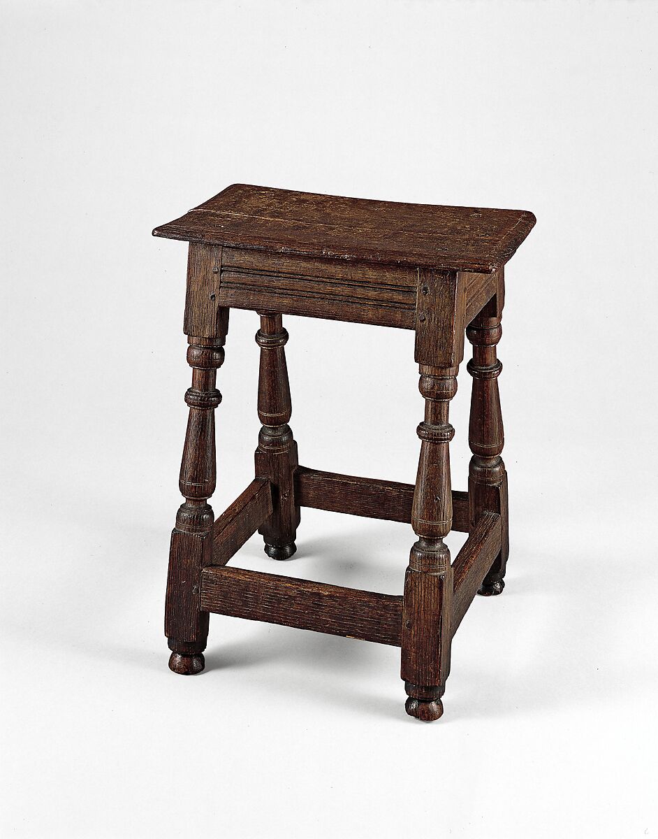 Joint stool, White oak, red oak, American