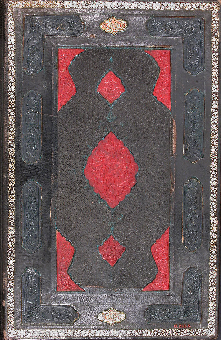 Yusuf and Zulaykha of Jami, Mir 'Ali al-Husaini, Main support: Ink, opaque watercolor, and gold on paper
Binding (modern): leather