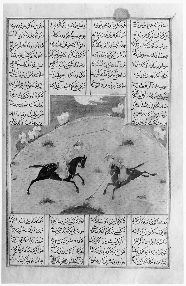 Khamsa (Quintet) of Nizami of Ganja, Nizami (present-day Azerbaijan, Ganja 1141–1209 Ganja), Ink, opaque watercolor, silver, and gold on paper