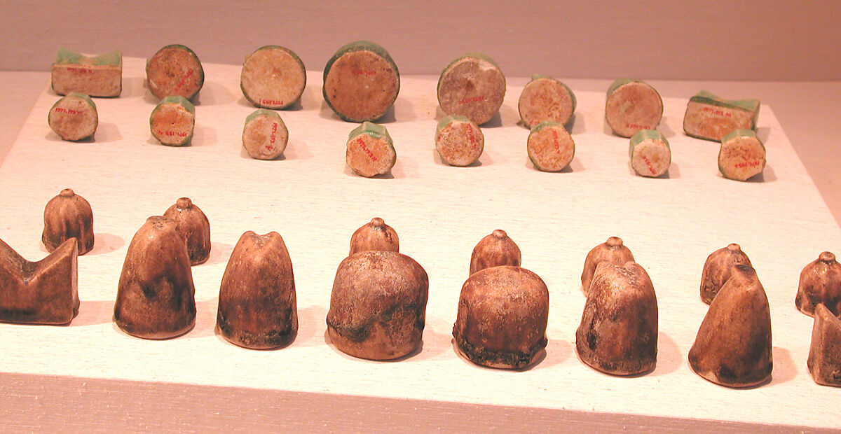 Chess Piece, Pawn, Earthenware; glazed