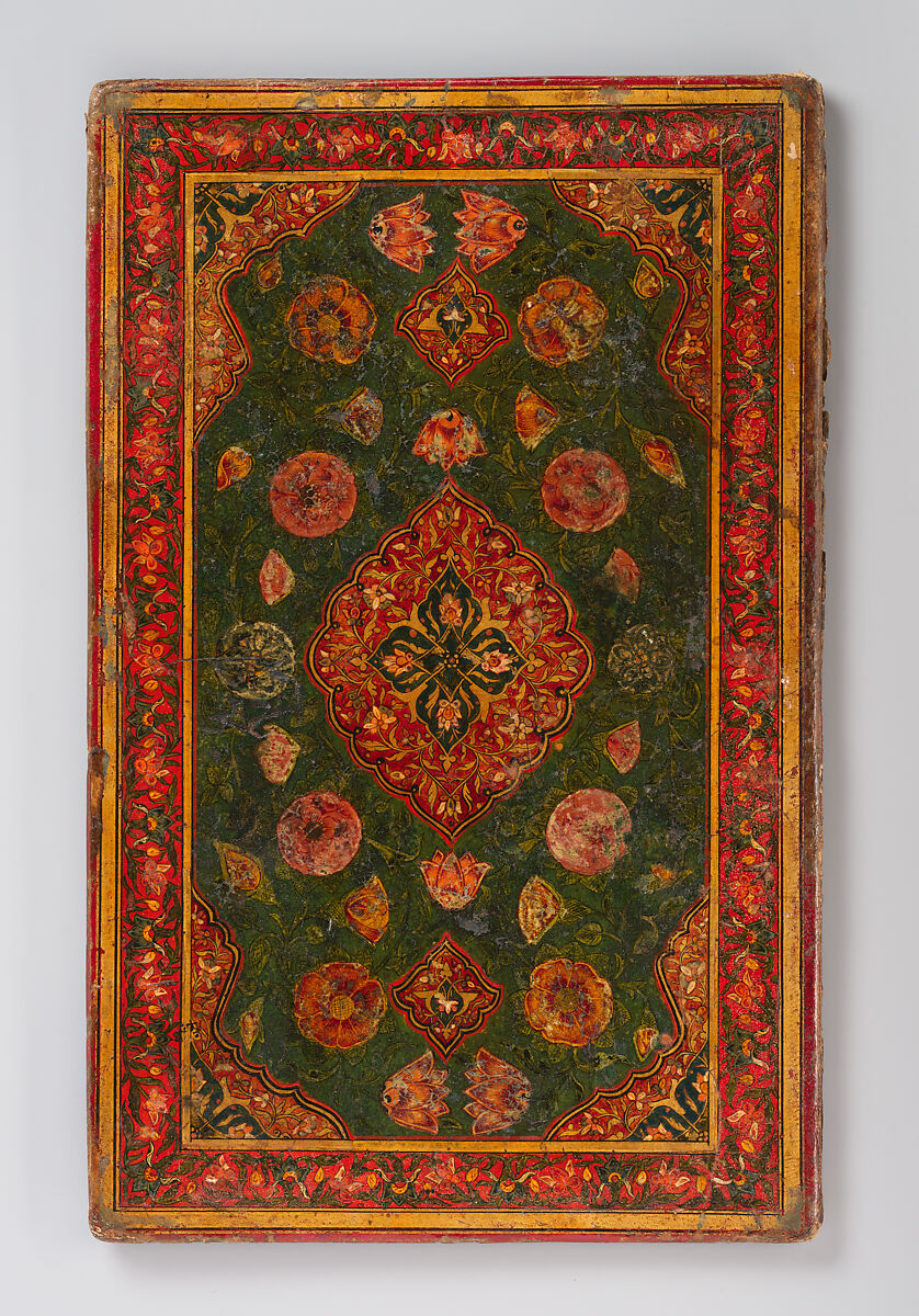Bookbinding (Jild-i kitab), Pasteboard; painted and lacquered