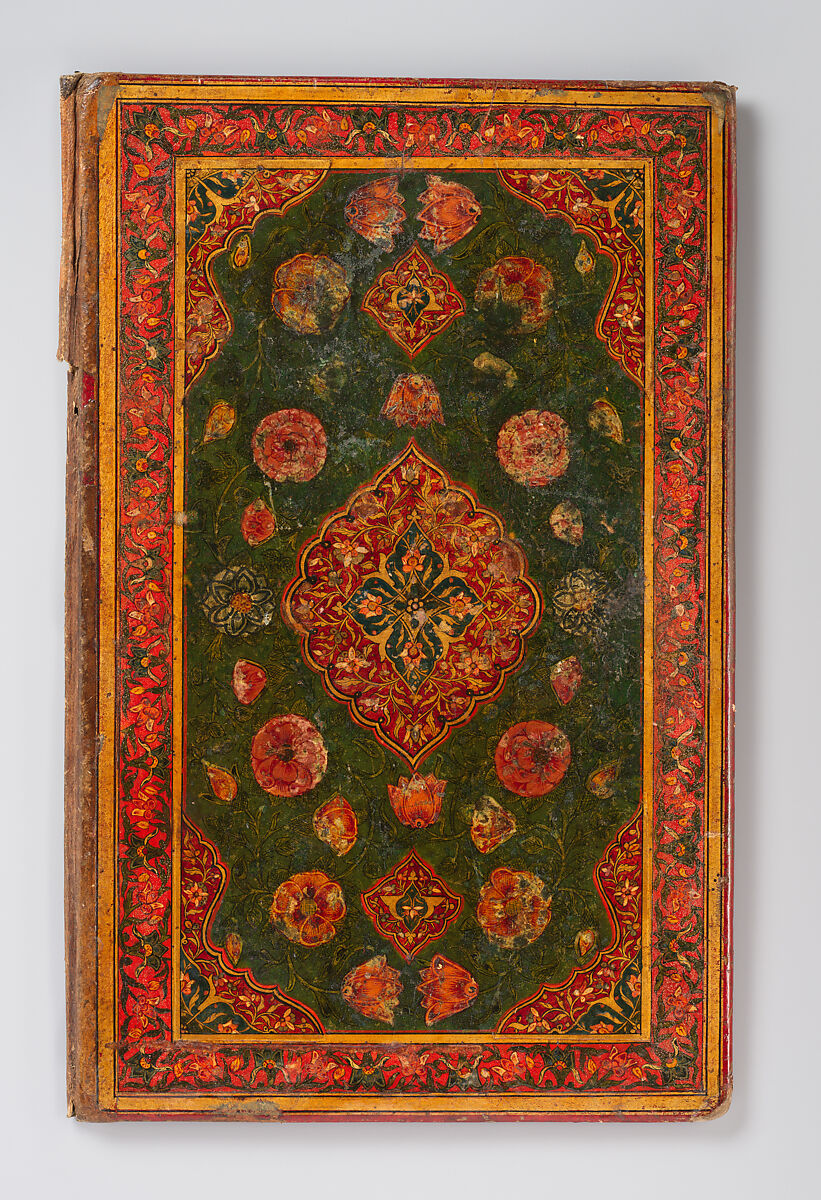 Bookbinding (Jild-i kitab), Pasteboard; painted and lacquered
