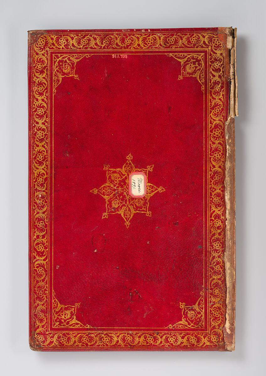 Bookbinding (Jild-i kitab), Pasteboard; painted and lacquered