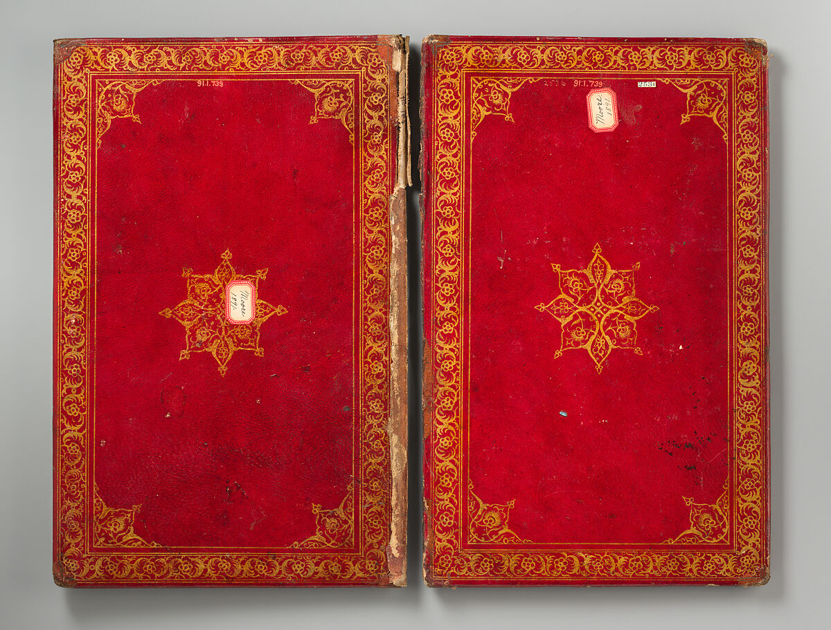 Bookbinding (Jild-i kitab), Pasteboard; painted and lacquered