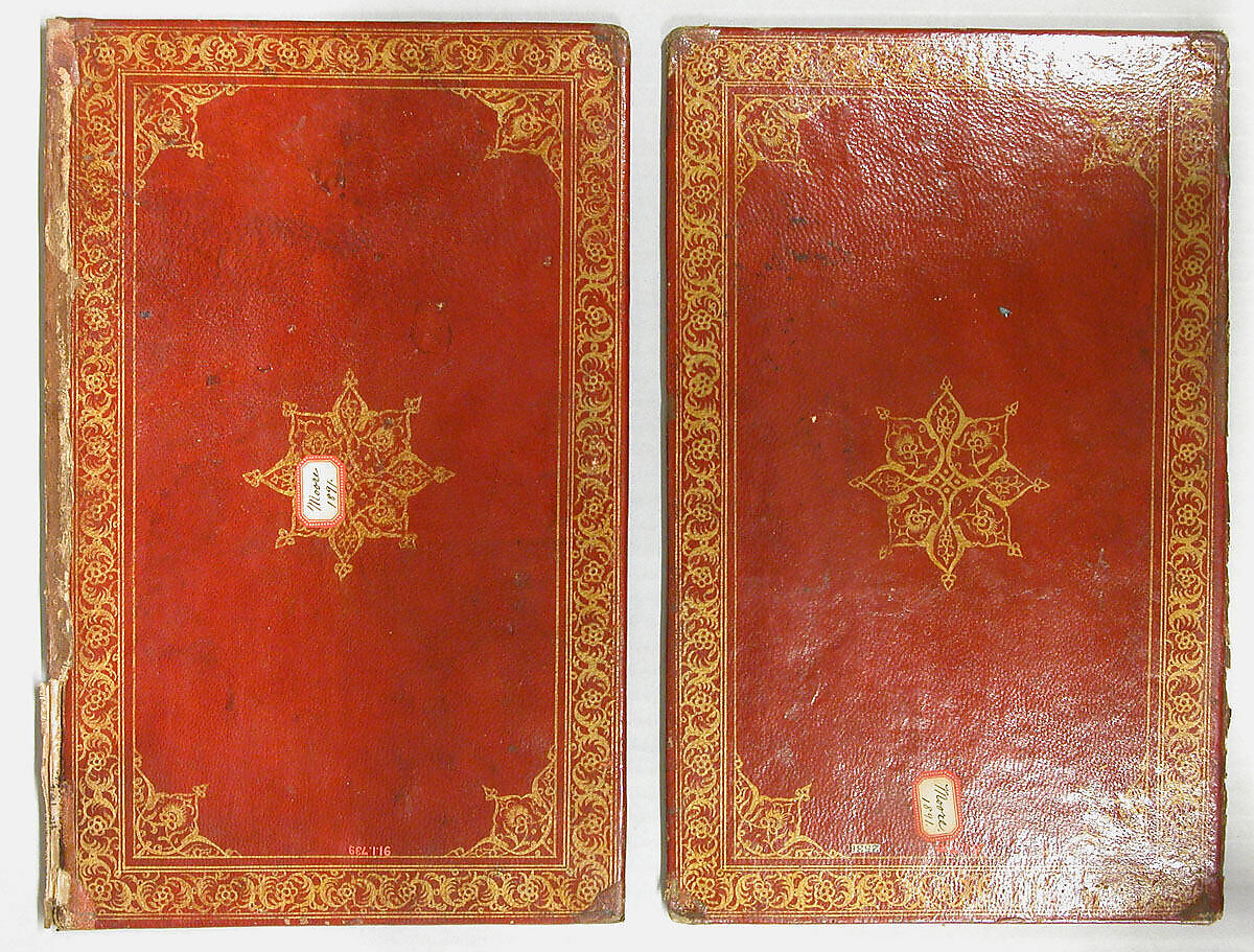 Bookbinding (Jild-i kitab), Pasteboard; painted and lacquered