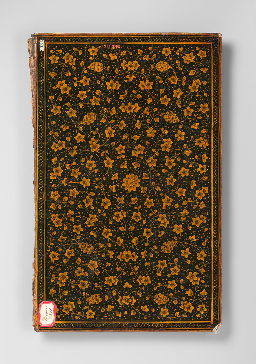 Bookbinding (Jild-i kitab), Pasteboard; painted and lacquered