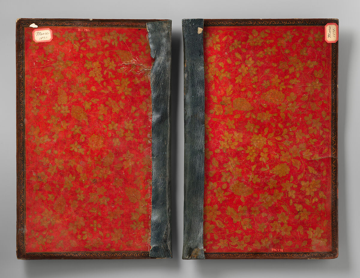 Bookbinding (Jild-i kitab), Pasteboard; painted and lacquered