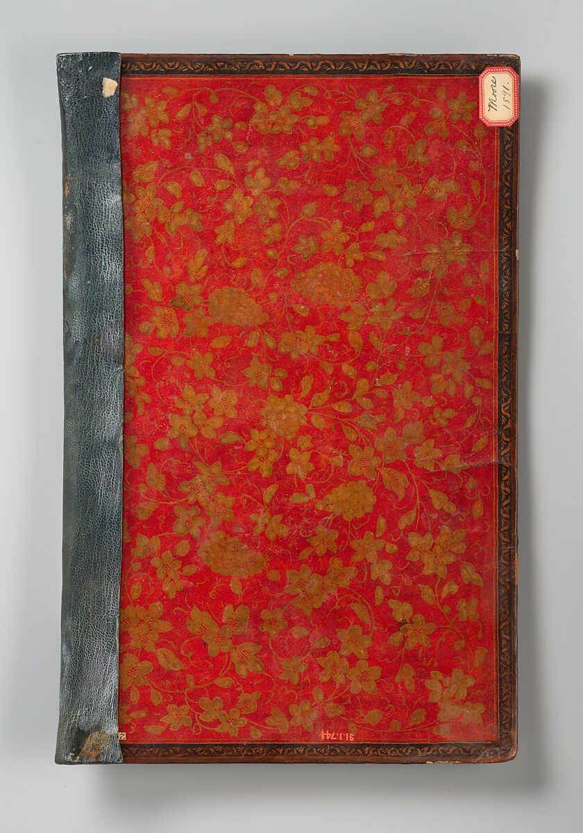 Bookbinding (Jild-i kitab), Pasteboard; painted and lacquered
