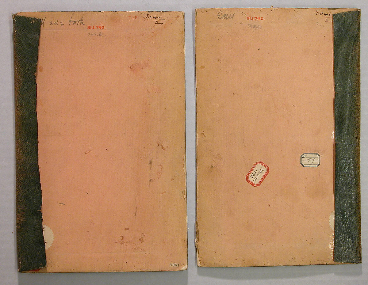 Bookbinding (Jild-i kitab), Pasteboard; painted and lacquered