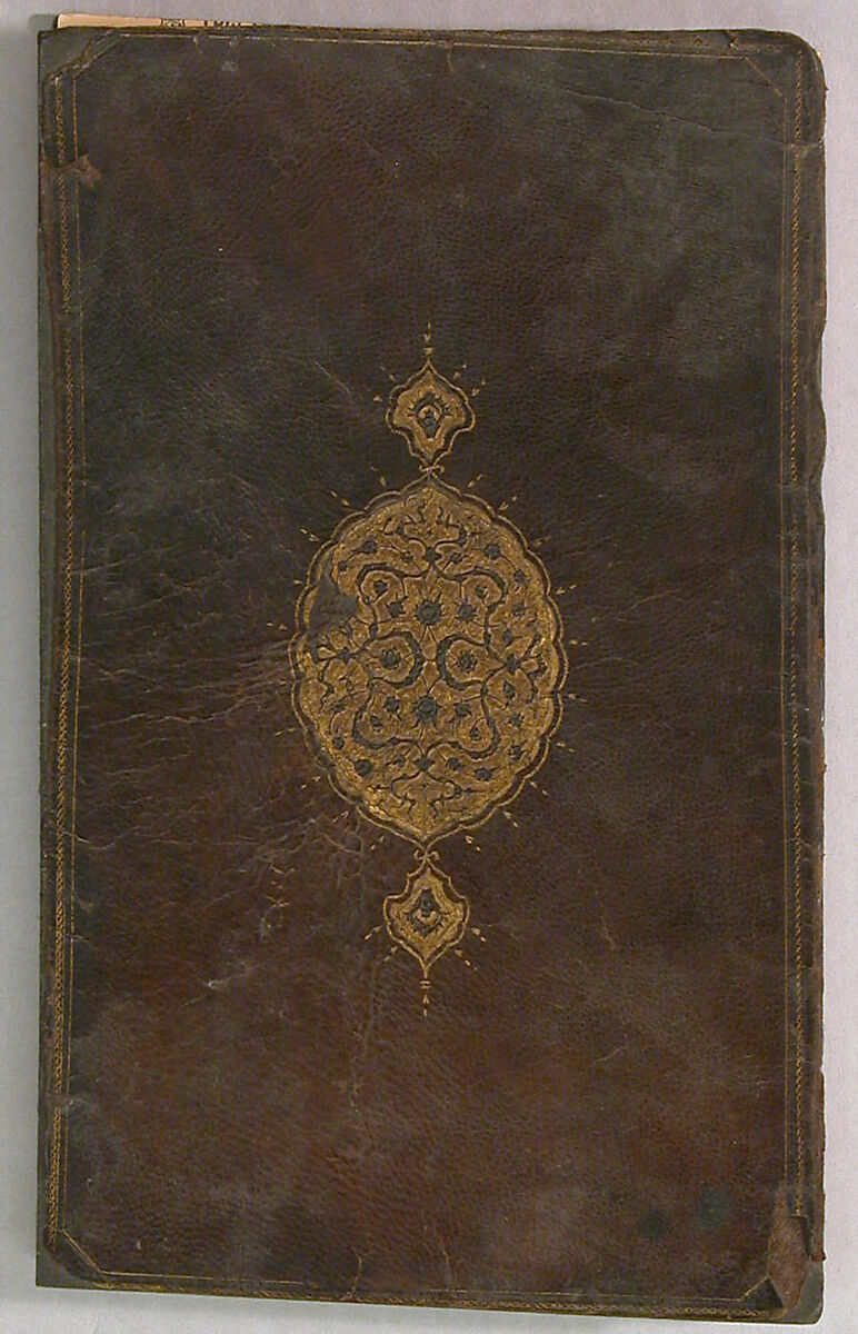 Bookbinding (Jild-i kitab), Leather; tooled and gilded 