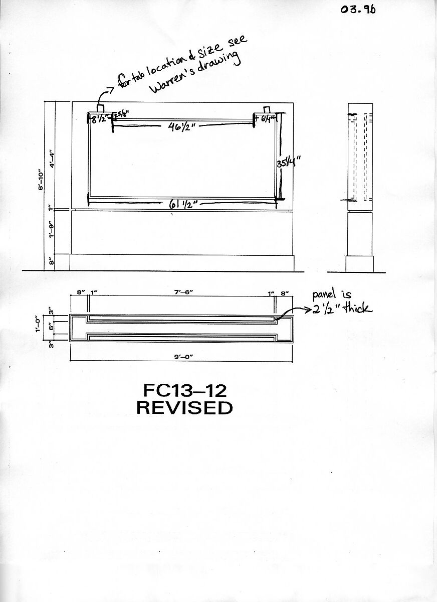Reciting Poetry in a Garden, Stonepaste; polychrome glaze within black wax resist outlines (cuerda seca technique)