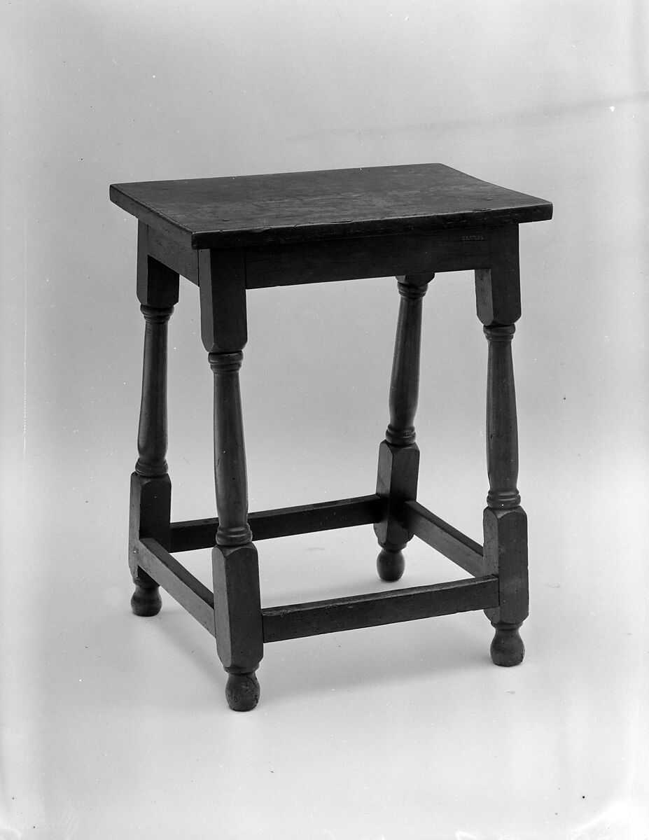 Joint Stool, Cherry, American, possibly 