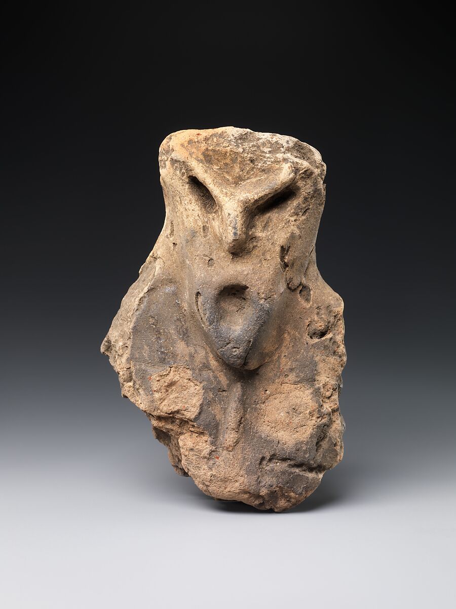 Head of a Clay Figure (Dogū), Earthenware, Japan 