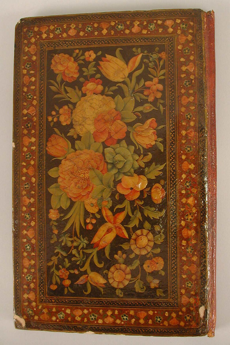 Salaman u Absal of Maulana Nur al-Din 'Abd-Rahman Jami, Maulana Nur al-Din `Abd al-Rahman Jami (Iranian, Jam 1414–92 Herat), Ink, opaque watercolor, and gold on paper
Binding: pasteboard; painted and lacquered