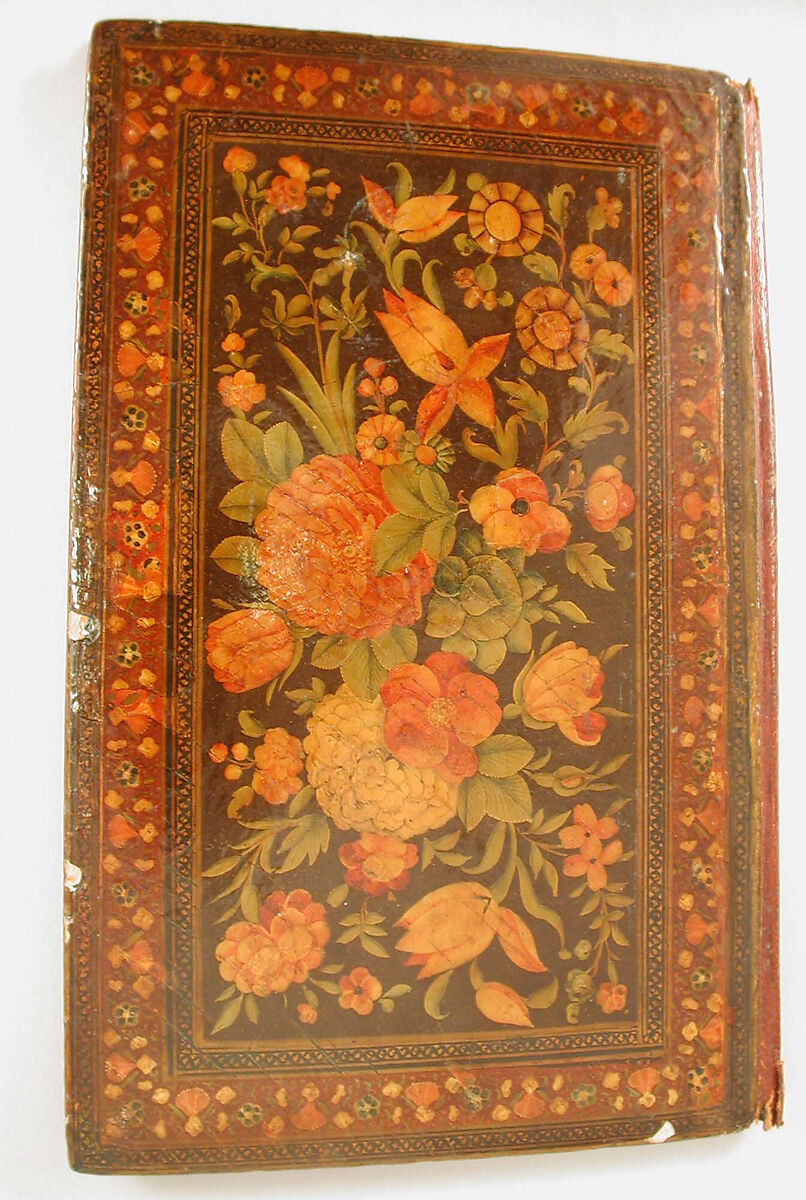 Salaman u Absal of Maulana Nur al-Din 'Abd-Rahman Jami, Maulana Nur al-Din `Abd al-Rahman Jami (Iranian, Jam 1414–92 Herat), Ink, opaque watercolor, and gold on paper
Binding: pasteboard; painted and lacquered