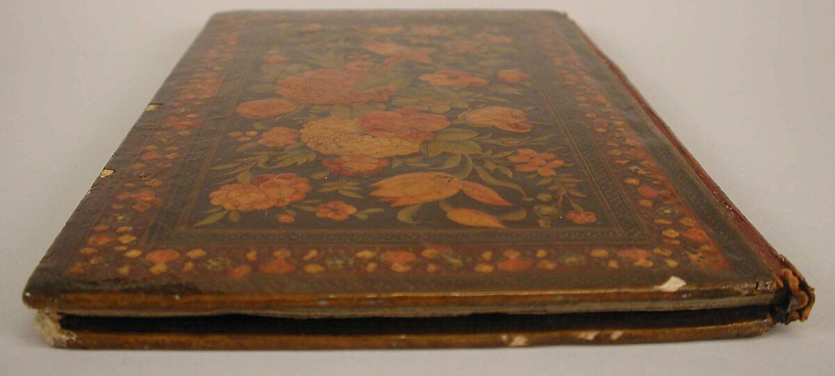 Salaman u Absal of Maulana Nur al-Din 'Abd-Rahman Jami, Maulana Nur al-Din `Abd al-Rahman Jami (Iranian, Jam 1414–92 Herat), Ink, opaque watercolor, and gold on paper
Binding: pasteboard; painted and lacquered