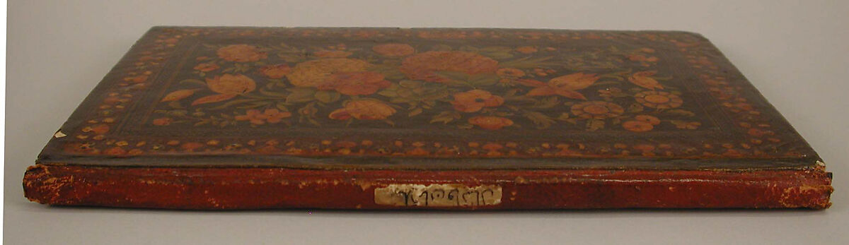 Salaman u Absal of Maulana Nur al-Din 'Abd-Rahman Jami, Maulana Nur al-Din `Abd al-Rahman Jami (Iranian, Jam 1414–92 Herat), Ink, opaque watercolor, and gold on paper
Binding: pasteboard; painted and lacquered