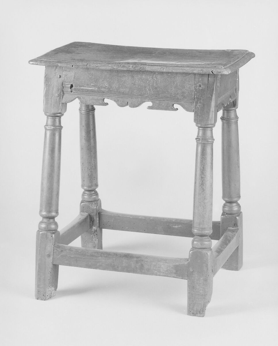 Joint stool, White oak, cherry, British 