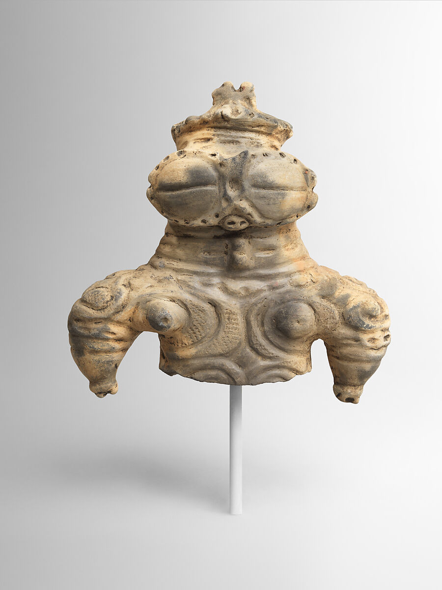 Dogū (Clay Figurine), Earthenware with cord-marked and incised decoration (Tōhoku region), Japan