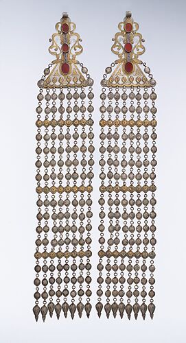 Long Temple Pendant, One of a Pair