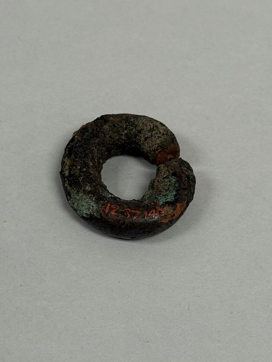 Earring, Gilt copper, Japan