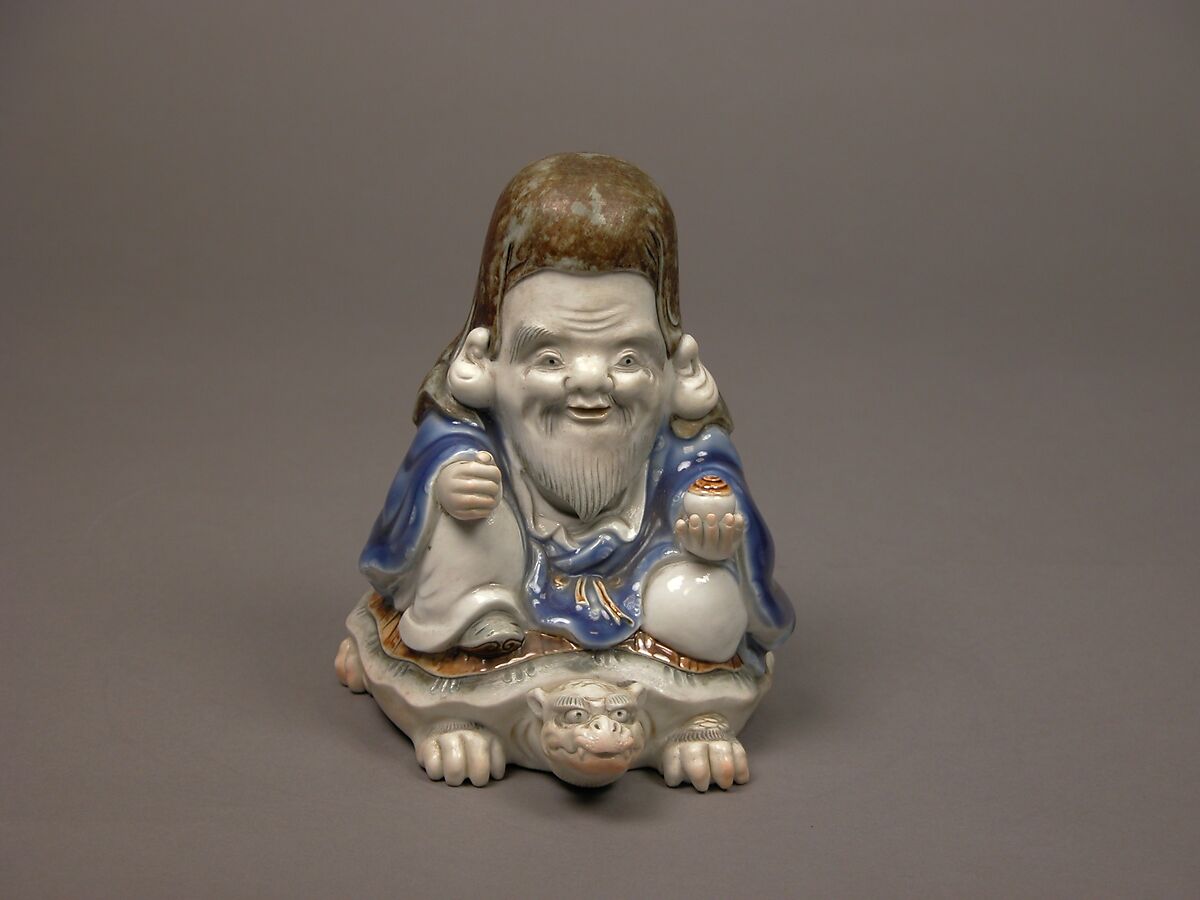 Jurōjin, Porcelain with enamels (Hirado ware), Japan