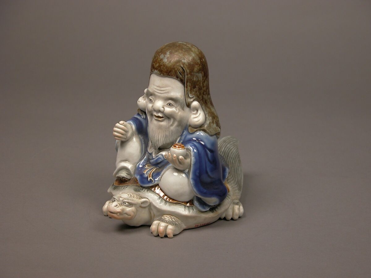 Jurōjin, Porcelain with enamels (Hirado ware), Japan 