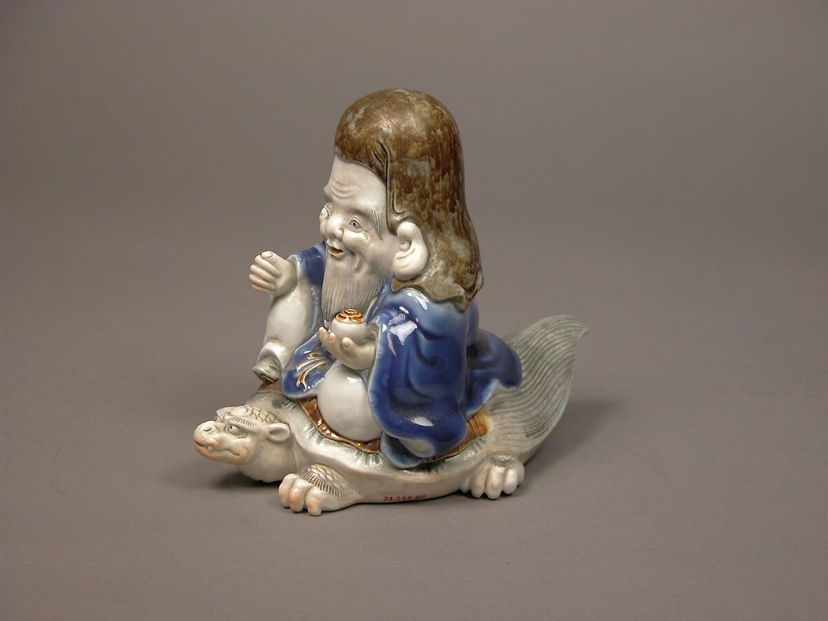 Jurōjin, Porcelain with enamels (Hirado ware), Japan