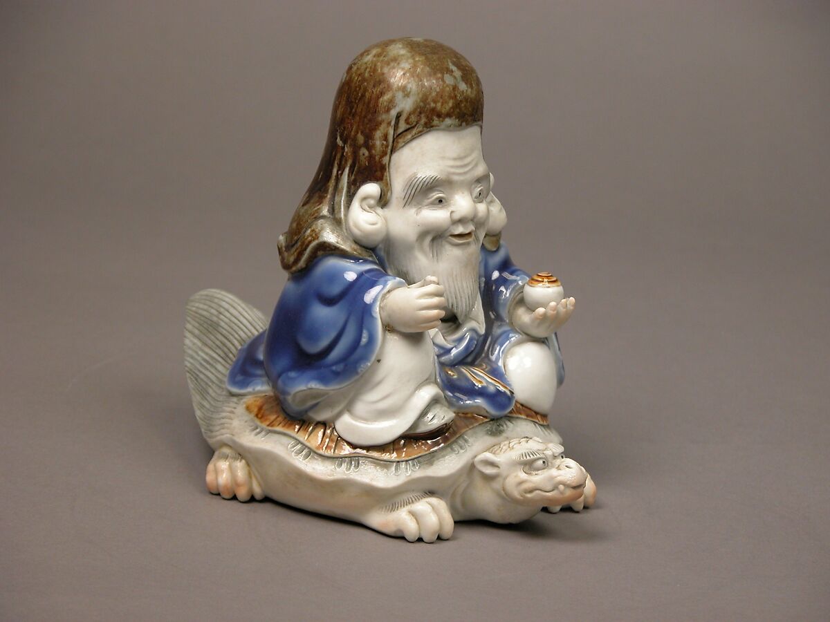 Jurōjin, Porcelain with enamels (Hirado ware), Japan