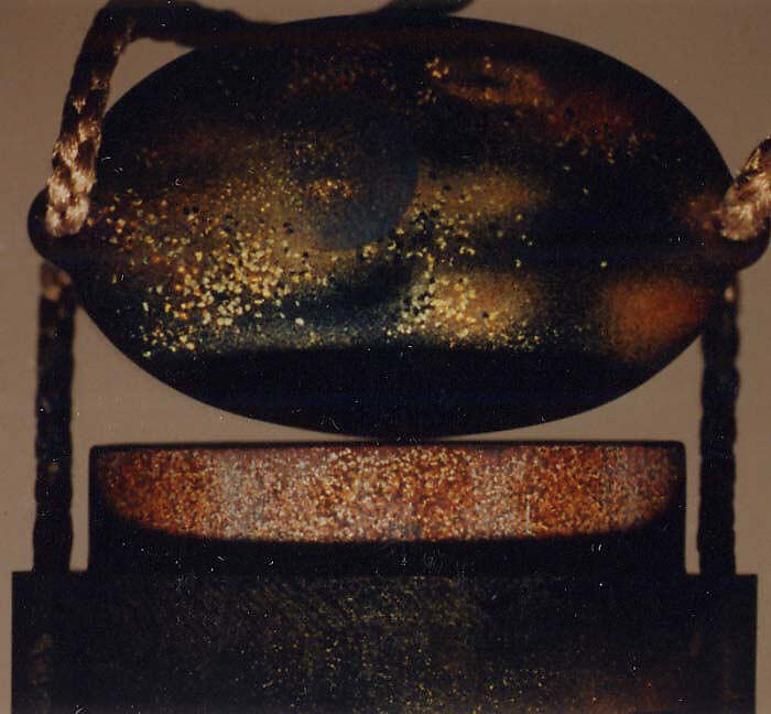 Case (Inrō) with Design of People Catching Fireflies, Koma Kōryū (Japanese, died 1796), Roiro (waxen) lacquer with decoration in togidashi sprinkled and polished lacquer and nashiji (pear-skin) lacquer; Interior: nashiji and fundame; Ojime: metal (zogan) inlay with spider; Netsuke: carved wood with stone inlay of snail on broken roof tile, Japan