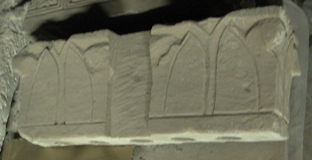 Capital, Limestone; carved 