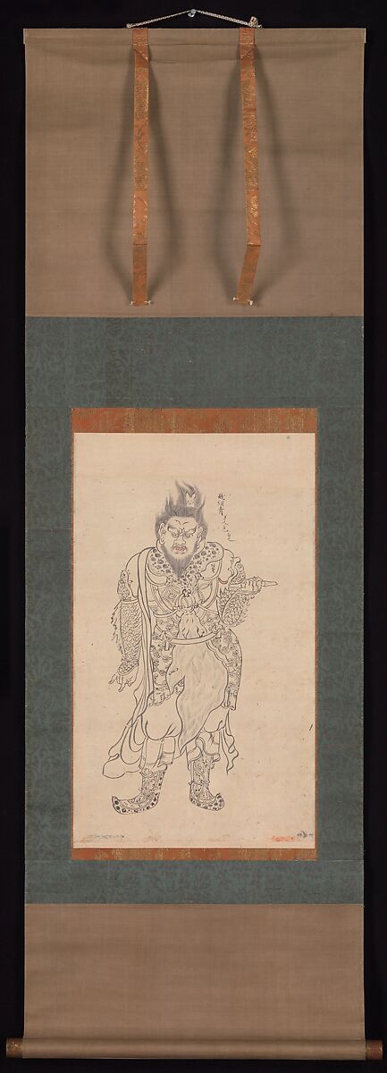 Anchira-taisho Jochi, Pair of hanging scrolls; ink on paper, Japan