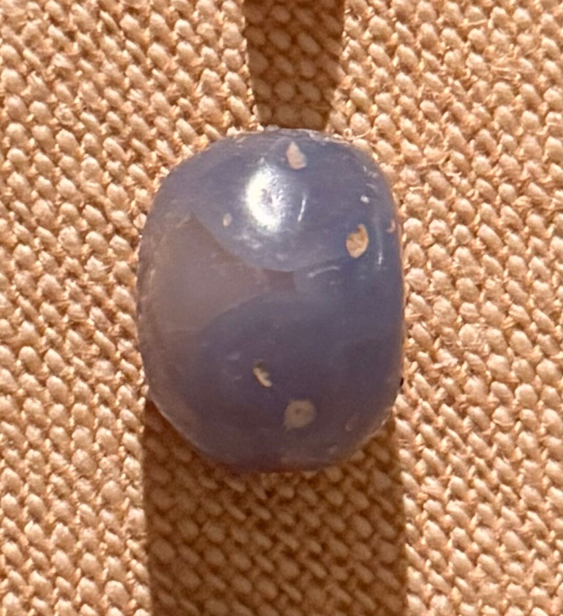 Beads, Stone, probably jet; drilled