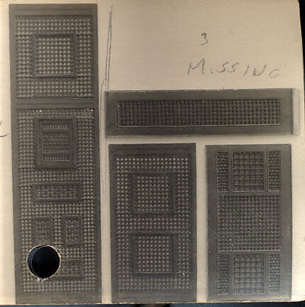 Mashrabiyya Screen, Wood; turned