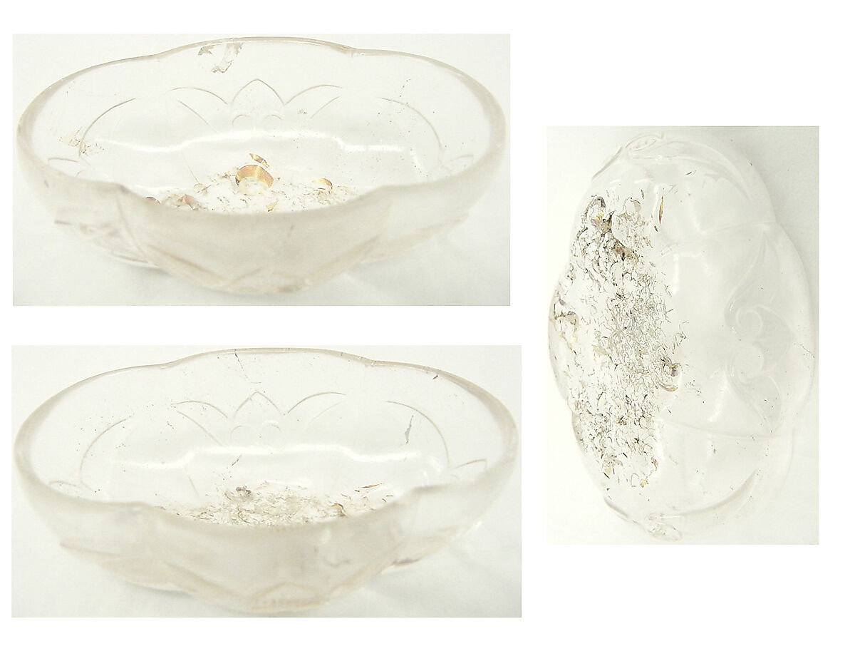 Small Lobed Bowl, Rock crystal; carved, relief-cut