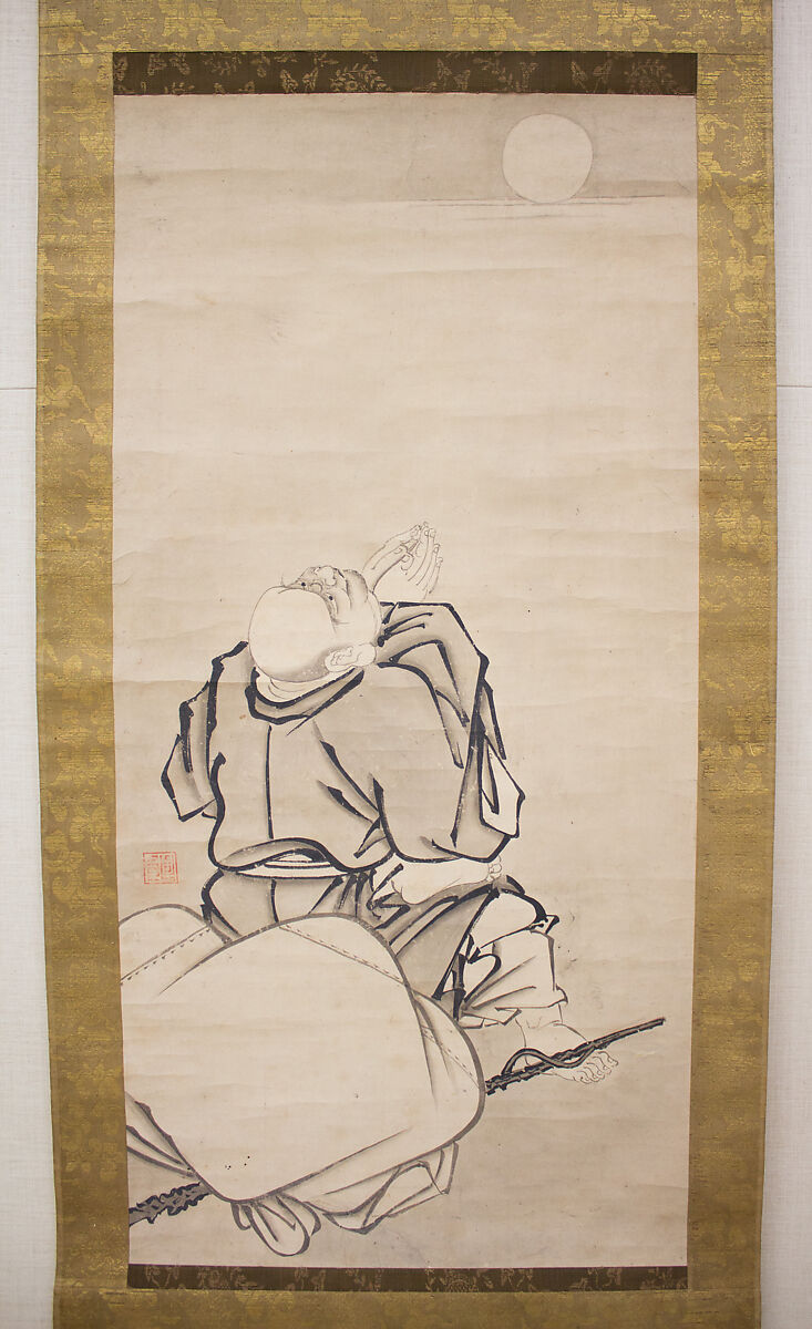 Formerly attributed to Ikei Shūtoku 惟馨周徳 | Hotei Admiring the 