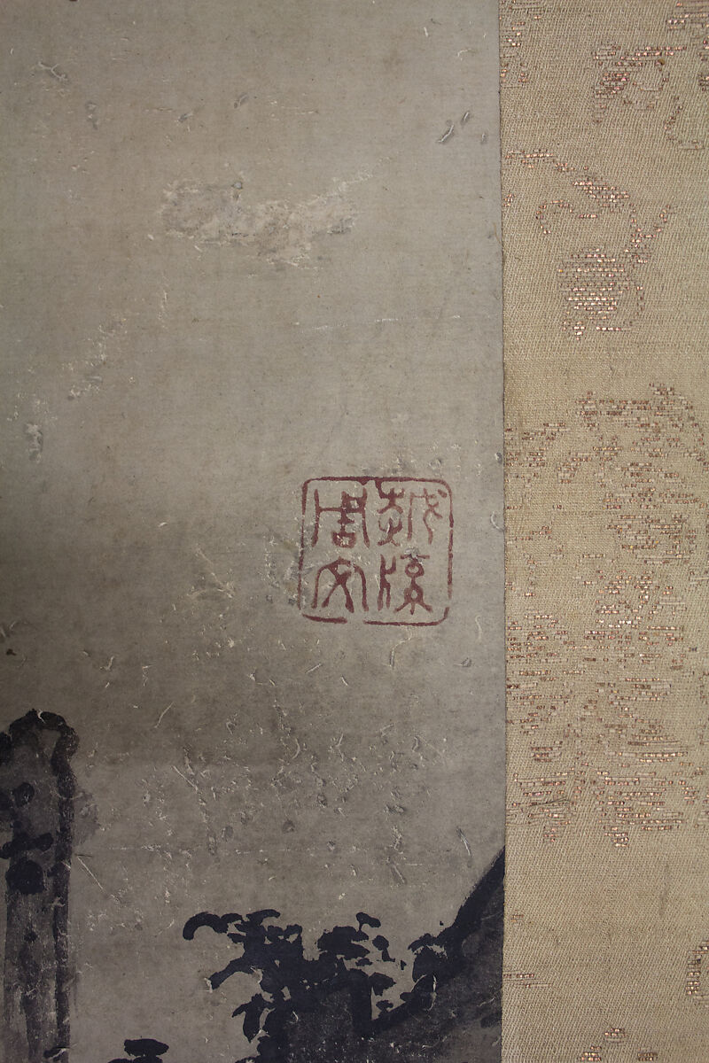 Landscapes of Autumn and Winter, Spurious seal of Tenshō Shūbun (Japanese, active 1414–before 1463), Diptych of hanging scrolls; ink and color on paper, Japan