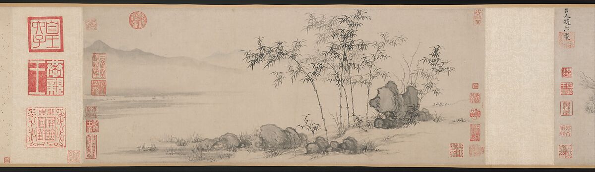 Landscape, Zhao Yuan (Chinese, active ca. 1350–75), Handscroll; ink on paper, China