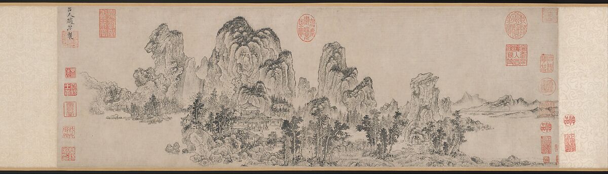 Landscape, Zhao Yuan (Chinese, active ca. 1350–75), Handscroll; ink on paper, China