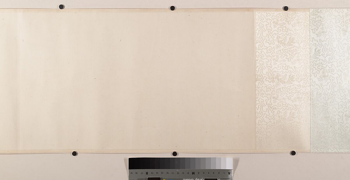 Poem on retirement, Song Ke (Chinese, 1327–1387), Handscroll; ink on gold-flecked paper, China