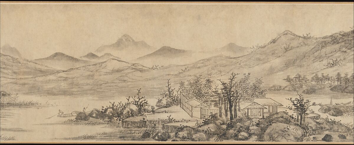 Joys of the Fisherman, Wang Fu (Chinese, 1362–1416), Handscroll; ink on paper, China