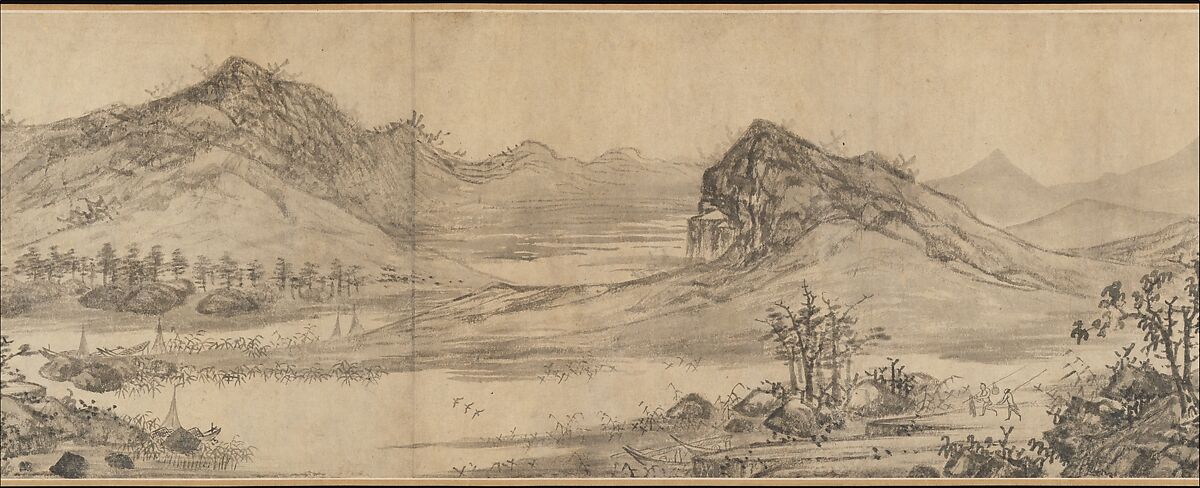 Joys of the Fisherman, Wang Fu (Chinese, 1362–1416), Handscroll; ink on paper, China