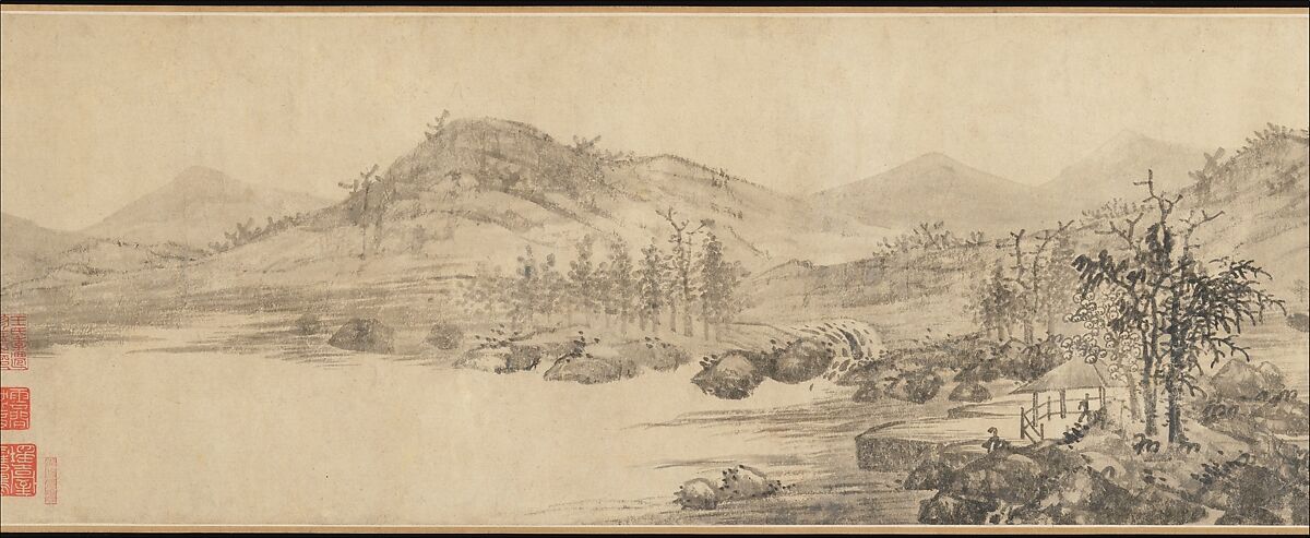 Joys of the Fisherman, Wang Fu (Chinese, 1362–1416), Handscroll; ink on paper, China