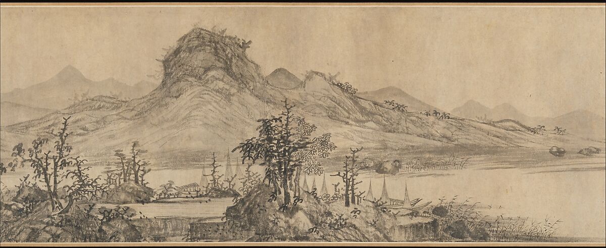Joys of the Fisherman, Wang Fu (Chinese, 1362–1416), Handscroll; ink on paper, China