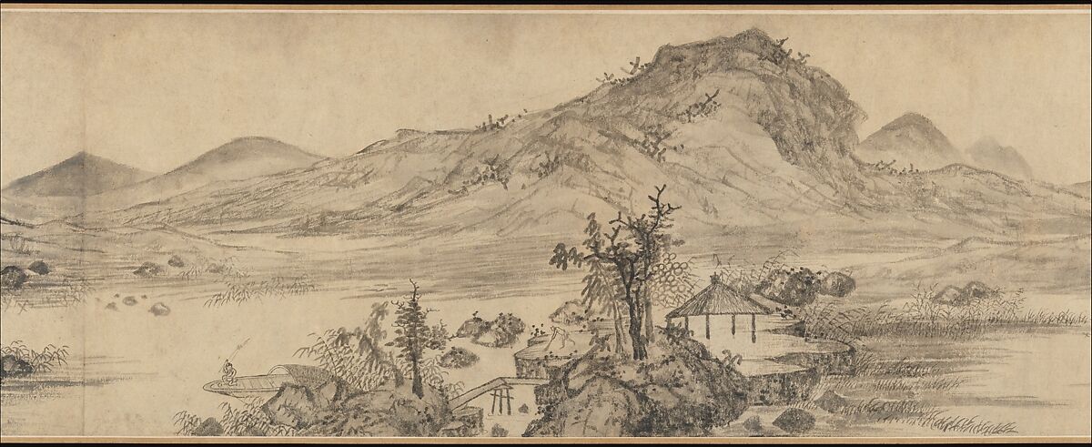 Joys of the Fisherman, Wang Fu (Chinese, 1362–1416), Handscroll; ink on paper, China