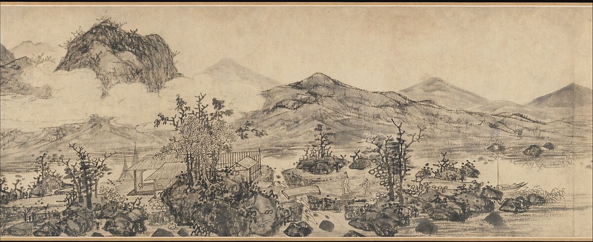 Joys of the Fisherman, Wang Fu (Chinese, 1362–1416), Handscroll; ink on paper, China