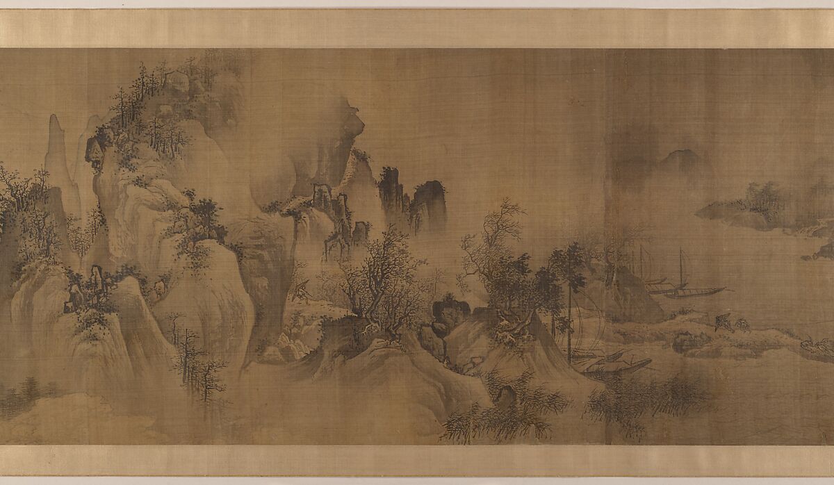 Landscape of the four seasons, Unidentified artist Chinese, active 15th century, Handscroll; ink and color on silk, China