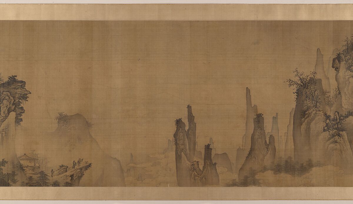 Landscape of the four seasons, Unidentified artist Chinese, active 15th century, Handscroll; ink and color on silk, China